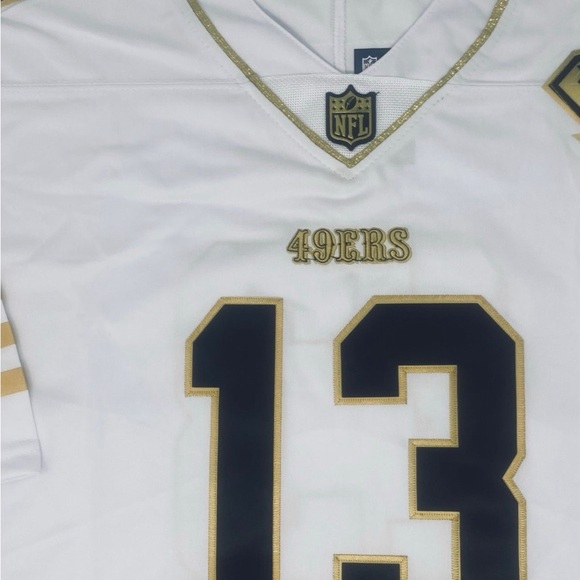 NWT BROCK PURDY MEDUIM NFL PLAYERS WHITE & GOLD SPECIAL EDITION 49ERS 75t… - Picture 7 of 13